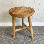 Rustic Teak Stool