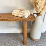 Rustic Teak Bench - 1.5m + Long