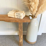 Rustic Teak Bench - 1.5m + Long