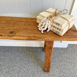 Rustic Teak Bench - 2m + Long