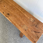 Rustic Teak Bench - 2m + Long