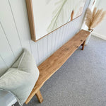 Rustic Teak Bench - 2m + Long