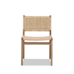 Harper Dining Chair (Leather & Rattan)