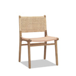 Harper Dining Chair (Leather & Rattan)